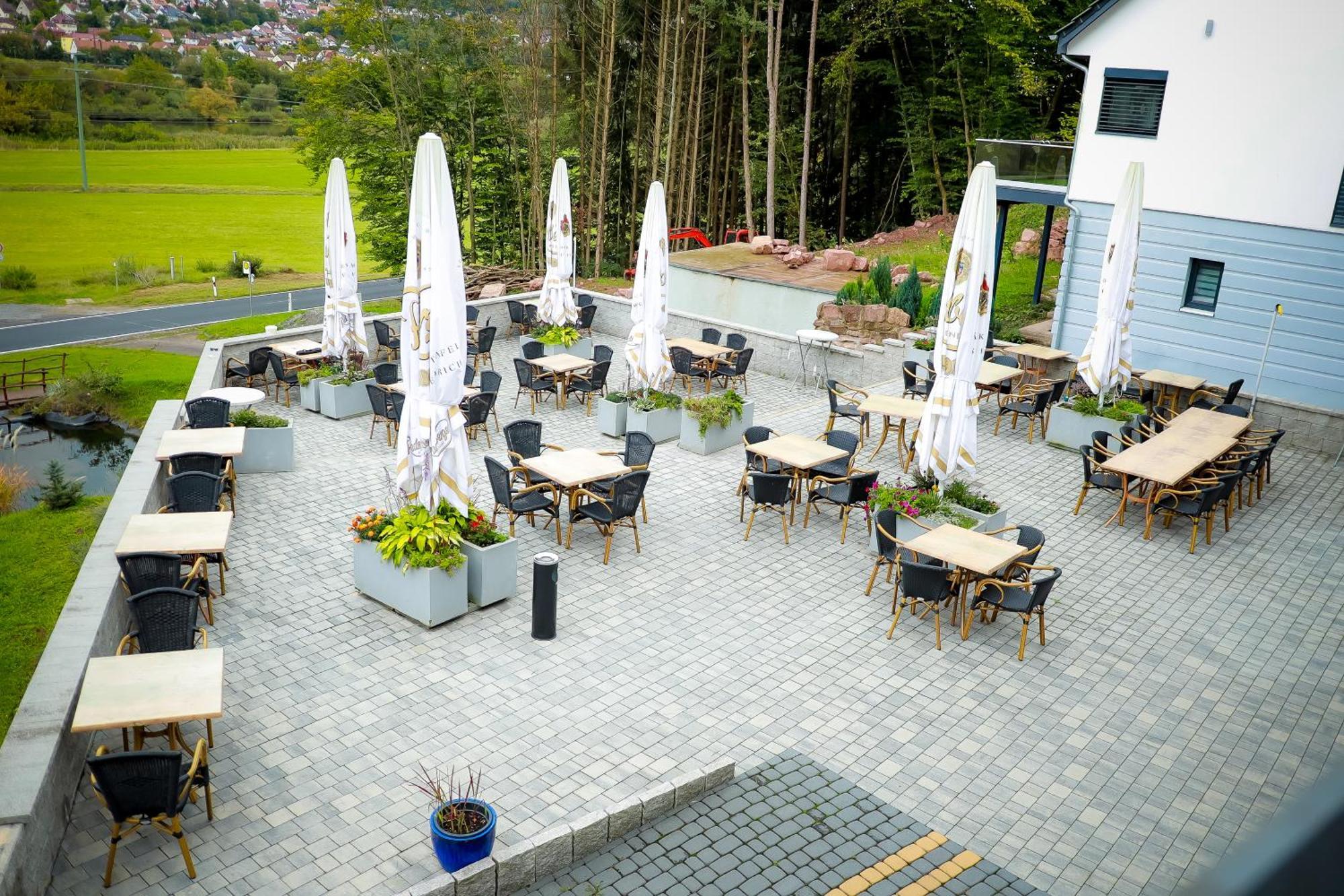 Main Spessart Terrasse Hotel & Restaurant Gemunden am Main Zewnętrze zdjęcie